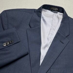 New Tommy Hilfiger Blazer Men Wool Suit Jacket Sport Coat 38R Nave Blue 2 button